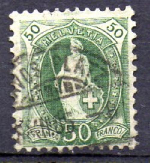 Suiza Año 1899/034 Nº Zumstein 74D (o)